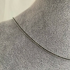 Choker Riviera Preta Prata 925