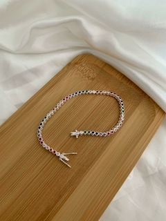 Pulseira Riviera Colors Fecho Gaveta Prata 925 - comprar online