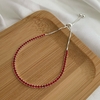 Pulseira Riviera Vermelha Fecho Shambala Prata 925
