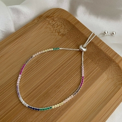 Pulseira Riviera Colors Fecho Shambala Prata 925