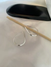 Argola Gota Fio Triângulo 43mm Prata 925