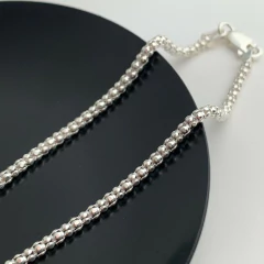 Pulseira Pipoca Fio 250 Prata 925 - comprar online