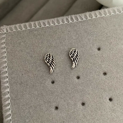 Brinco Asa Envelhecida Prata 925