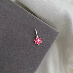 Pingente Mini Flor Pink PG050