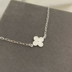 Pulseira Inspiração 1 Trevo Detalhado Prata 925