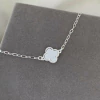 Pulseira Inspiração 1 Trevo Branco Prata 925