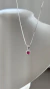Conjunto Coração Cravejado Pink - comprar online