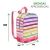 Mochila Escolar Colorida Enjoy DAC – PVC Cristal com Zíper – 33x24,5cm - Foforiku - Papelaria, Presente & Decor