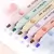 Marca Texto 6 cores Patinha de Gato Gatinho Neon Pastel - comprar online