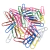 Clips de Metal Colorido 28mm – 160 Unidades Sortidas para Papel e Documentos - comprar online