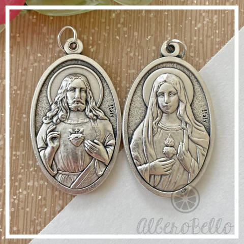 Medalla Sagrado Corazón - Inmaculado Corazón - Ruega Grande