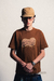 T-SHIRT DOWN X LÊPRE NHOQUE JACQUARD.27 BROWN na internet
