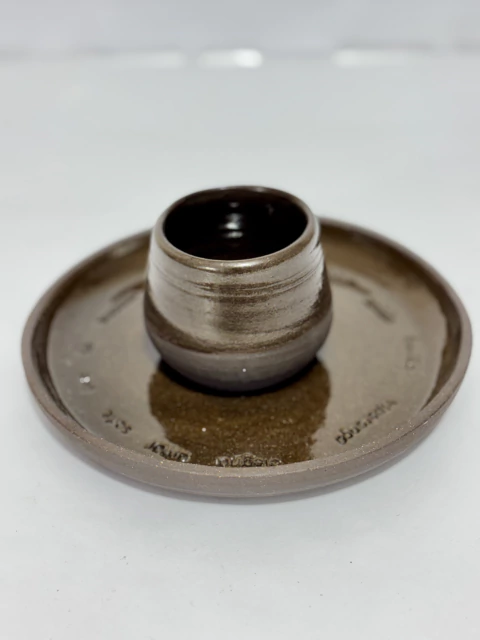 Copo 150ml + Prato de apoio com palavras de afeto - comprar online