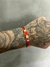bracelete trevo vermelho