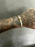 bracelete trevo branco