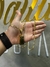 cadeado alongado 5mm com barra de ouro - comprar online
