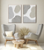 Dupla de Quadros Abstratos Decorativos Pastel Tones 3 e 4 - comprar online