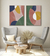 Dupla de Quadros Abstratos Decorativos Puzzle 1 e 2 - comprar online