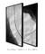 Imagem do Dupla Quadros Abstratos Decorativos Black Blur 1 e 2