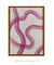 Quadro Abstrato Decorativo Pink Curves 1 - comprar online