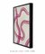 Quadro Abstrato Decorativo Pink Curves 1 - Bruna Baldone | Arte em Quadros