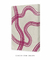 Quadro Abstrato Decorativo Pink Curves 1 - loja online