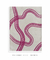 Quadro Abstrato Decorativo Pink Curves 1 - Bruna Baldone | Arte em Quadros