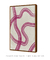 Imagem do Quadro Abstrato Decorativo Pink Curves 1