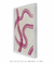 Quadro Abstrato Decorativo Pink Curves 1 - Bruna Baldone | Arte em Quadros