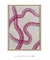 Quadro Abstrato Decorativo Pink Curves 1 - loja online