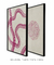 Quadros Abstratos Decorativos Pink Curves 1 + Pink Curves 2 - Bruna Baldone | Arte em Quadros