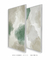 Quadros Abstratos Decorativos Verde Neutral 1 + Verde Neutral 2 - loja online