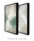 Quadros Abstratos Decorativos Verde Neutral 1 + Verde Neutral 2 - Bruna Baldone | Arte em Quadros