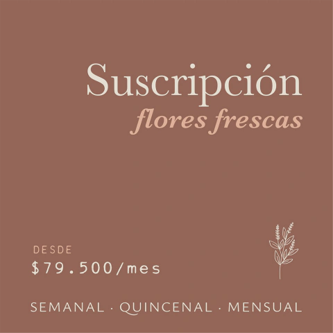 Suscripción Ramos Frescos