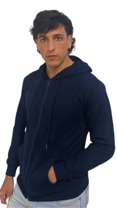 CAMPERA CANGURO ALGODON RUSTICO UNISEX - comprar online