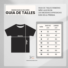 Remera Niño Algodon Peinado - tienda online