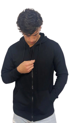 CAMPERA CANGURO ALGODON RUSTICO UNISEX - comprar online