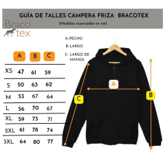 Imagen de CAMPERA CANGURO FRIZADA UNISEX -