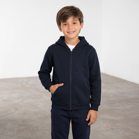 ART-B127 Campera Canguro Frisa Niños