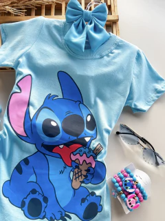 Vestido Camisa Stitch na internet