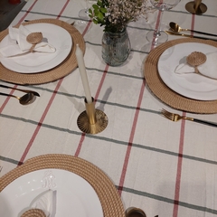 Imagen de Mantel Tusor Navideño