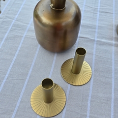 Candelabro base rayas - tienda online