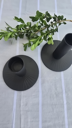 Candelabro base rayas en internet