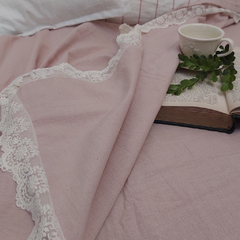 CUBRE CAMA PUNTILLA QUEEN