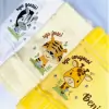 Kit Toalha Bordada Infantil - Safari: Seja Forte, Seja Corajoso, Seja Gentil