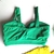 Top Laço alça grossa Verde Bandeira - comprar online
