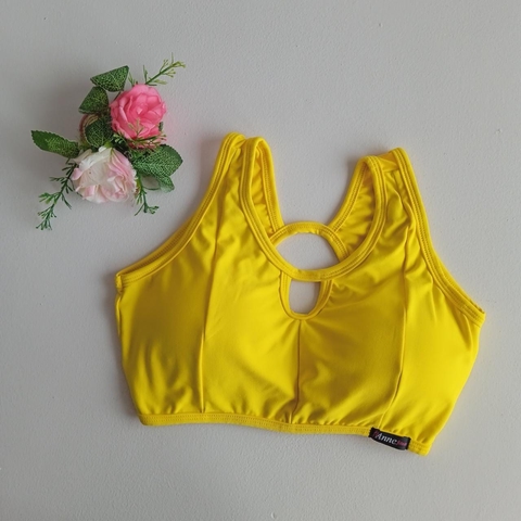 Top Kiara Amarelo Canário