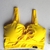 Top Laço alca grossa Amarelo Canário