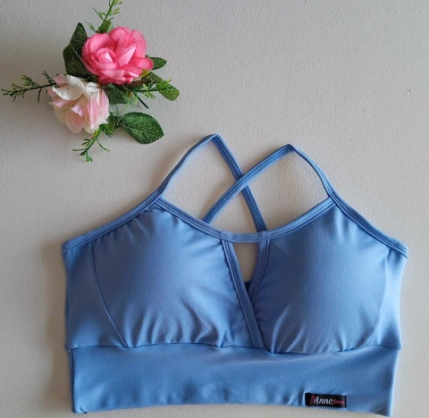 Top Maria Azul Bebê