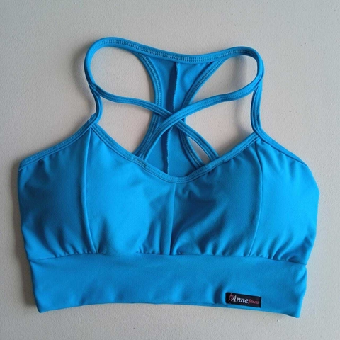 Top Mel Azul Celeste